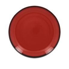 Тарелка круглая плоская красная D 21 см, Lea, Rak Porcelain