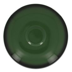 Блюдце круглое зеленое D 15 см, Lea, Rak Porcelain