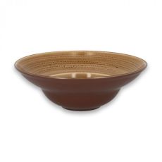 Тарелка круглая глубокая D 26 см, H 9 см, 480 мл, Shell TWIRL, Rak Porcelain