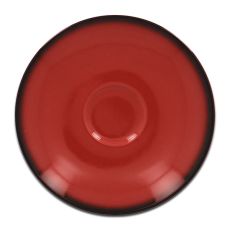 Блюдце круглое красное D 13 см, Lea, Rak Porcelain