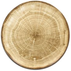 Тарелка "Coupe" круглая плоская зеленая D 29 см, WoodArt, Rak Porcelain