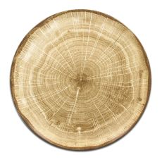 Тарелка "Coupe" круглая плоская зеленая D 24 см, WoodArt, Rak Porcelain