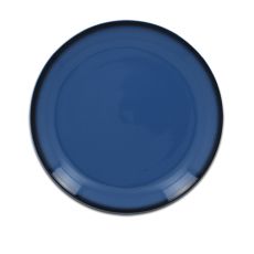 Тарелка круглая плоская синяя D 21 см, Lea, Rak Porcelain
