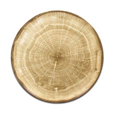 Тарелка "Coupe" круглая плоская зеленая D 15 см, WoodArt, Rak Porcelain