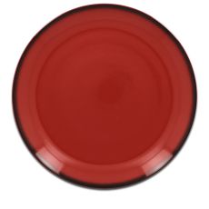 Тарелка круглая плоская красная D 31 см, Lea, Rak Porcelain