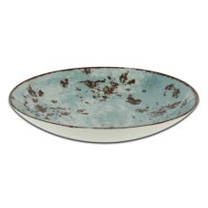 Тарелка Coupe круглая глубокая голубая D 26 см, Peppery, Rak Porcelain