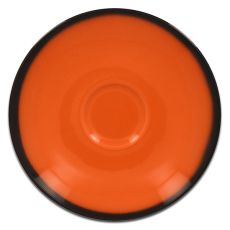 Блюдце круглое оранжевое D 15 см, Lea, Rak Porcelain