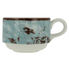 Чашка круглая штабелируемая 230 мл, голубая, Peppery, Rak Porcelain