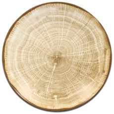 Тарелка круглая глубокая зеленая D 26 см, WoodArt, Rak Porcelain