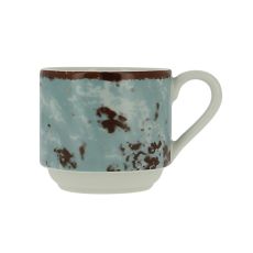 Чашка круглая штабелируемая голубая  90 мл, Peppery, Rak Porcelain