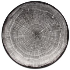 Тарелка круглая глубокая серая D 26 см, WoodArt, Rak Porcelain