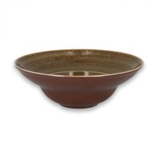 Тарелка круглая глубокая D 26 см, H 9 см, 480 мл, Alga TWIRL, Rak Porcelain