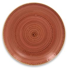 Тарелка "Coupe" круглая плоская D 29 см, Coral TWIRL, Rak Porcelain