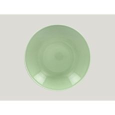 Тарелка круглая D 21 см плоская, фарфор, цвет зеленый, Vintage, Rak Porcelain