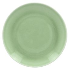 Тарелка круглая D 24 см, плоская, фарфор,цвет зеленый, Vintage, Rak Porcelain