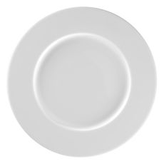 Тарелка плоская с бортом D 25 см, костяной фарфор, Fedra, Rak Porcelain