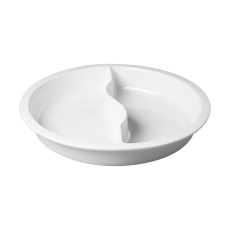 Гастроемкость круглая 2-х секционная, 4 л., D 390 H 62мм., фарфор, Rak Porcelain