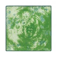 Блюдо квадратное 30*30 см, цвет зелёный, Peppery, Rak Porcelain