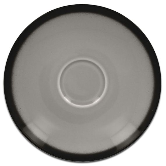 Блюдце круглое серое D 17 см, Lea, Rak Porcelain