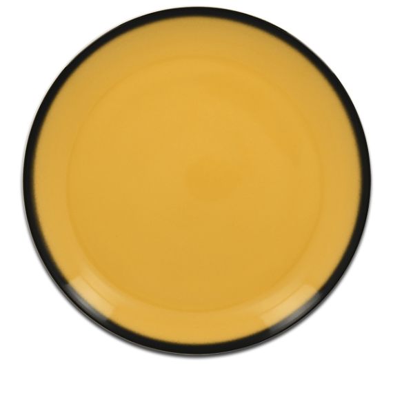 Тарелка круглая плоская желтая D 31 см, Lea, Rak Porcelain