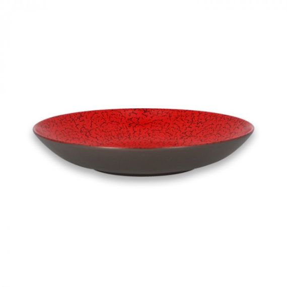 Тарелка "Coupe" круглая глубокая D 23 см, RUBY, Rak Porcelain
