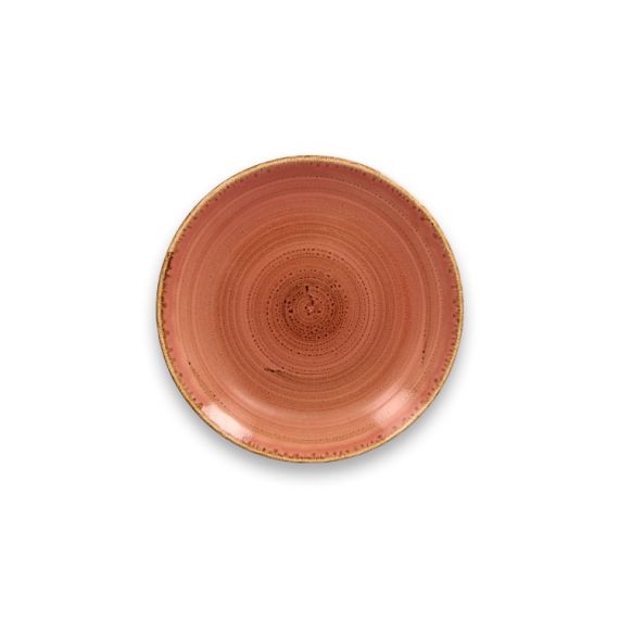 Тарелка "Coupe" круглая плоская D 15 см, Coral TWIRL, Rak Porcelain