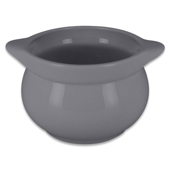 Емкость для запекания без крышки серая D 15 см, 1.15 л, Chefs Fusion Stone, Rak Porcelain