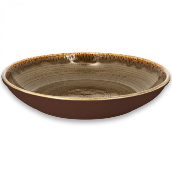 Тарелка "Coupe" круглая глубокая D 36 см, 3,6 л, Alga TWIRL, Rak Porcelain