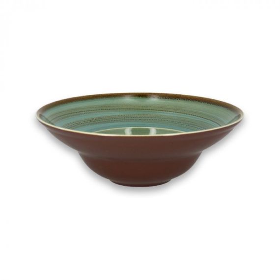 Тарелка круглая глубокая D 23 см, H 8 см, 320 мл, Lagoon TWIRL, Rak Porcelain