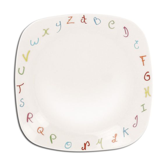 Тарелка квадратная плоская 21x21 см, Skola, Rak Porcelain