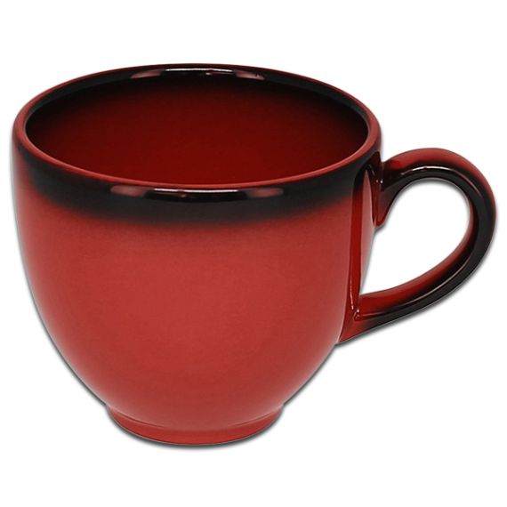 Чашка круглая красная 280 мл, Lea, Rak Porcelain