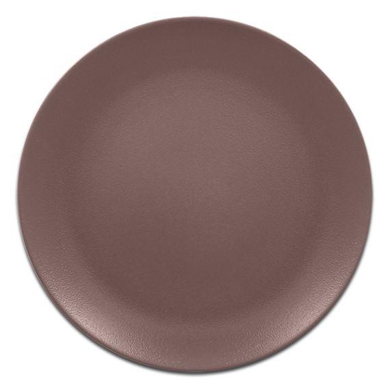Тарелка круглая плоская коричневая D 27 см, NeoFusion Mellow, Rak Porcelain
