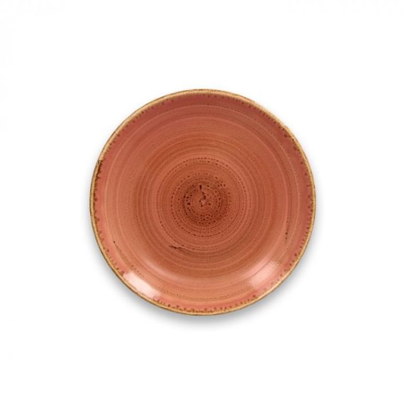 Тарелка "Coupe" круглая плоская D 18 см, Coral TWIRL, Rak Porcelain