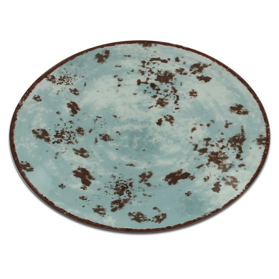 Тарелка овальная голубая 36x27 см, Peppery, Rak Porcelain