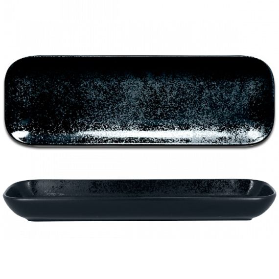 Блюдо прямоугольное 33x11 см 33x11 см, Karbon, Rak Porcelain