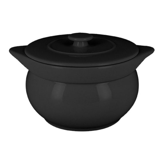 Круглая супница с крышкой 1,15 л, Chefs Fusion Volcano, Rak Porcelain