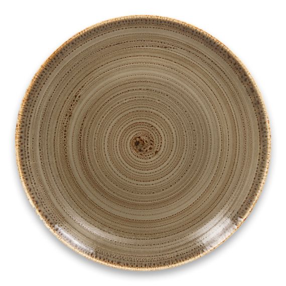 Тарелка "Coupe" круглая плоская D 28 см, Alga TWIRL, Rak Porcelain