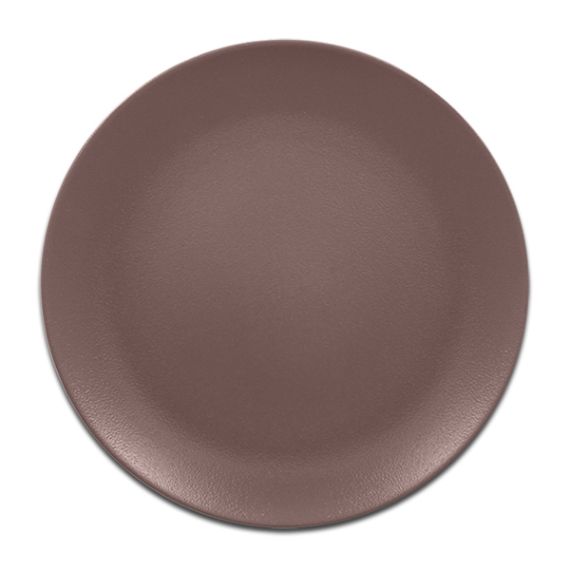 Тарелка круглая плоская коричневая D 21 см, NeoFusion Mellow, Rak Porcelain