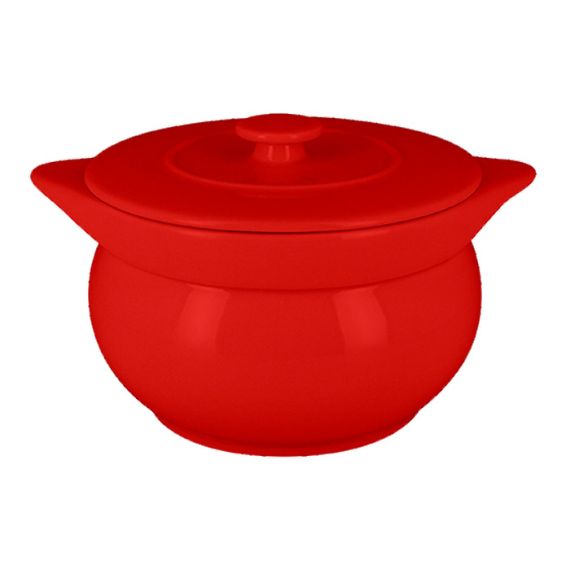 Круглая супница с крышкой 1,15 л, Chefs Fusion Ember, Rak Porcelain