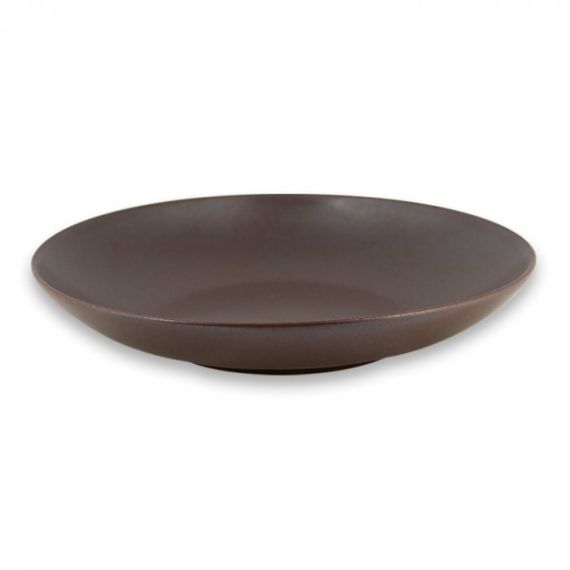 Тарелка "Coupe" круглая глубокая D 28 см, Cocoa GENESIS, Rak Porcelain