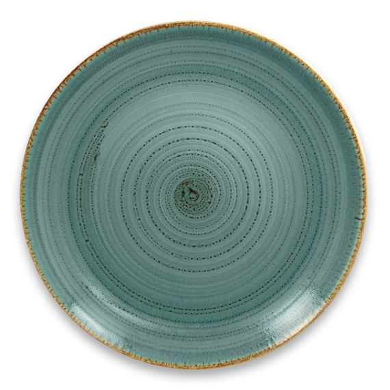 Тарелка "Coupe" круглая плоская D 28 см, Lagoon TWIRL, Rak Porcelain