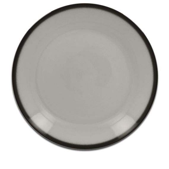 Тарелка круглая плоская серая D 31 см, Lea, Rak Porcelain