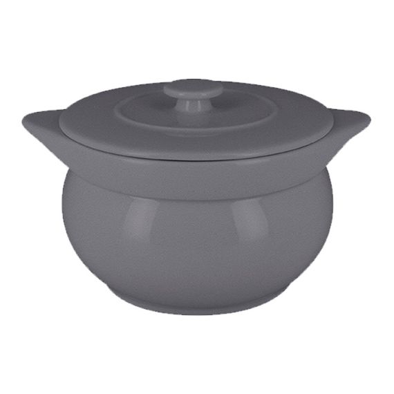 Круглая супница с крышкой 1,15 л, Chefs Fusion Stone, Rak Porcelain