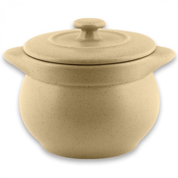 Круглая супница с крышкой D 10,6 см, H 7,5 см, 450 мл, Almond GENESIS, Rak Porcelain