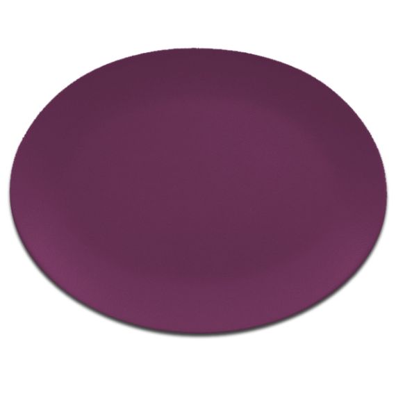 Тарелка овальная плоская фиолетовая 36x27 см, NeoFusion Mellow, Rak Porcelain