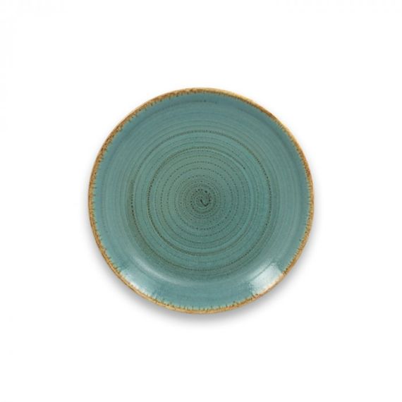 Тарелка "Coupe" круглая плоская D 18 см, Lagoon TWIRL, Rak Porcelain