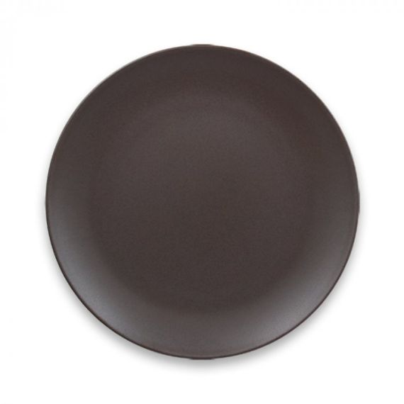Тарелка "Coupe" круглая плоская D 21 см, Cocoa GENESIS, Rak Porcelain