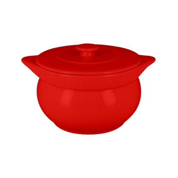 Круглая супница с крышкой 450 мл, Chefs Fusion Ember, Rak Porcelain