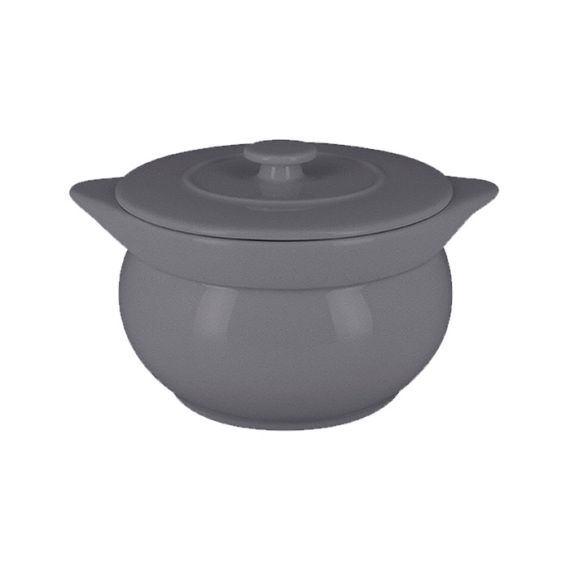 Круглая супница с крышкой 450 мл, Chefs Fusion Stone, Rak Porcelain