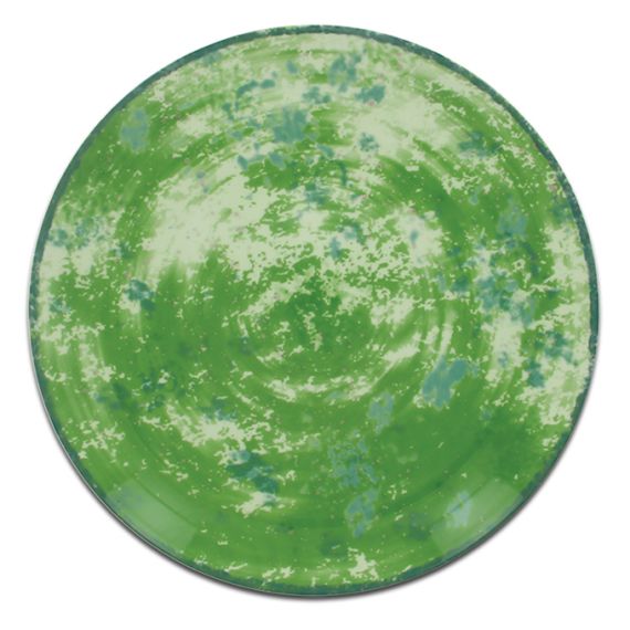 Тарелка круглая зеленая D 24 см, Peppery, Rak Porcelain